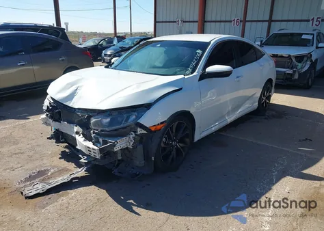 2020 Honda Civic Sport z USA, uszkodzony, nr VIN 19XFC2E83LE002073